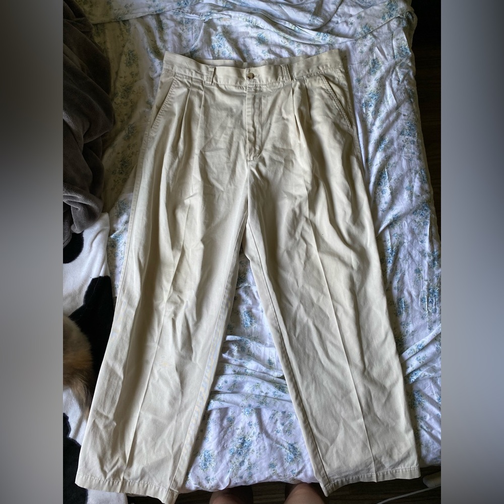 Cream Coloured Mens Pants